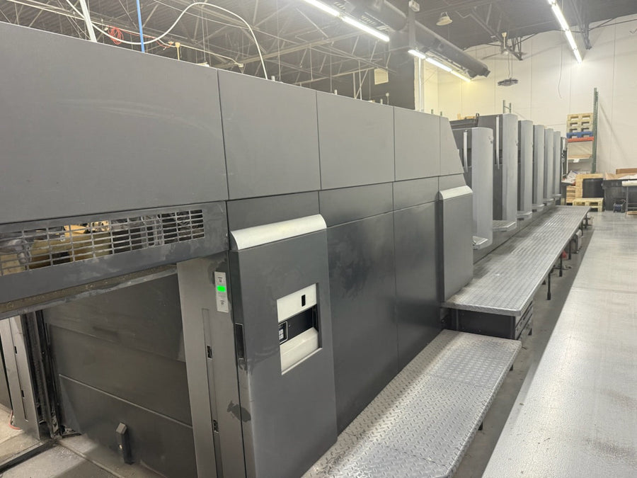 2007 Heidelberg SM102-5P3+L five-colour perfecting press with inline coater