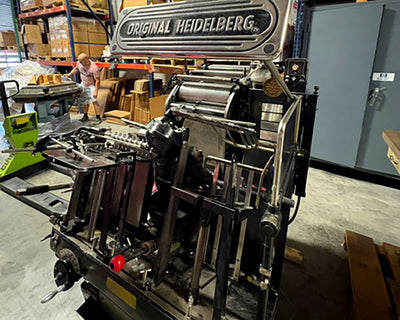 Heidelberg 10x 15” Foil Stamper